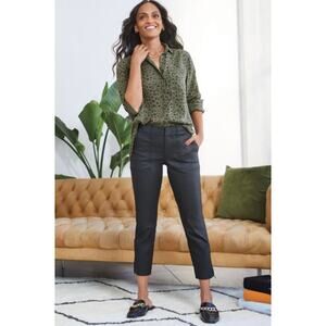 Kut from the Kloth Black Coated Reese Pants 6